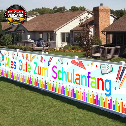 Einschulungsdeko banner für - einschulungsdeko,