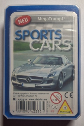 Quartett sport cars - cars,, neu