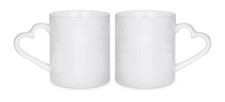 Tasse mit Herz-Henkel