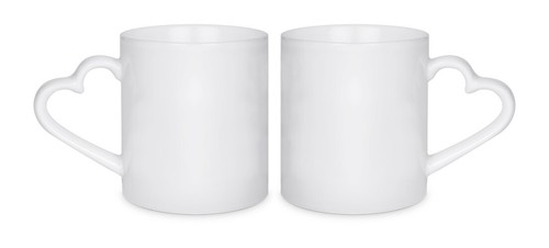 Tasse mit herz - mit, herz-henkel