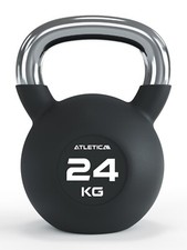 ATLETICA Kettlebells | 4 - 32 kg Einzelverkauf | Gummierte Kugelhantel