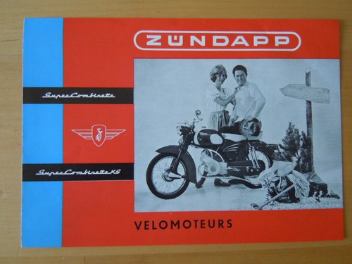 Zündapp prospekt 60er - , jahre