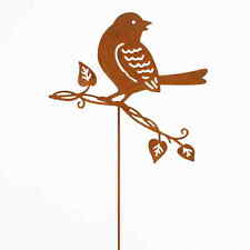 Blumenstecker Vogel Metall