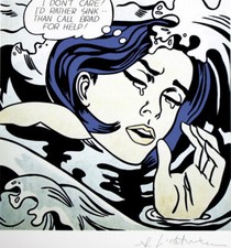 Roy Lichtenstein - Drowning Girl