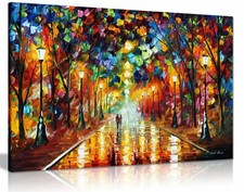 Leonid Afremov Abstraktes Ölgemälde Leinwand Wandbild Bild Druck Wohnzimmer