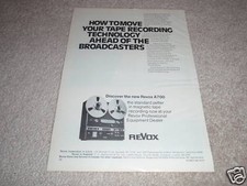 Revox A700 Open Reel Deck Ad