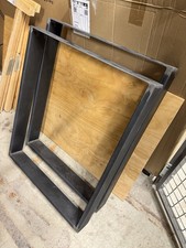 2x Stahl Tischbeine |