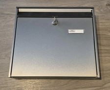 BURG-WÄCHTER Briefkasten Edelstahl-Briefkästen | BORKUM 3877 Ni Silber 20200