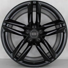 19 Zoll Felgen Satz Original Audi R8 GT V8 V10 8,5J & 11Jx19 Schwarz Hochglanz
