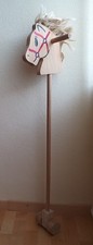 Holzsteckenpferd auf Rollen mit Mähne  95 cm
