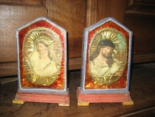 Paar Wachs Votiv Bilder