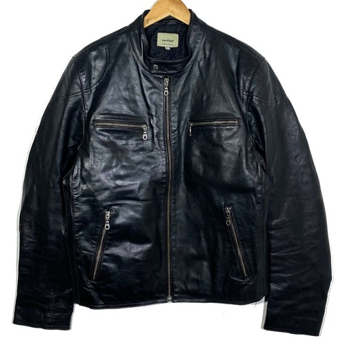 Lederjacke biker schwarz - lederjacke,