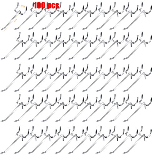 100stück lochwandhaken metall - 100stück,