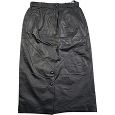 Echtes leder rock large - rock, damen