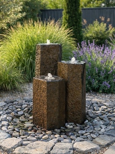 Quellstein trio basalt säulen - quellstein,