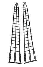 Playmobil 3er Wante 2x lang schwarz zu Piratenschiff 4290 Schiff Boot Ersatzteil