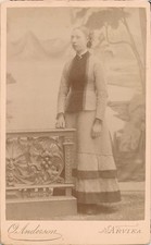 CDV Antique Photo Blonde Young