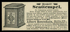 Alte Reklame Werbung 1887