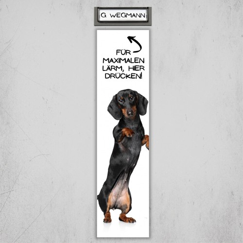 Dackel teckel dachshund schild - teckel,
