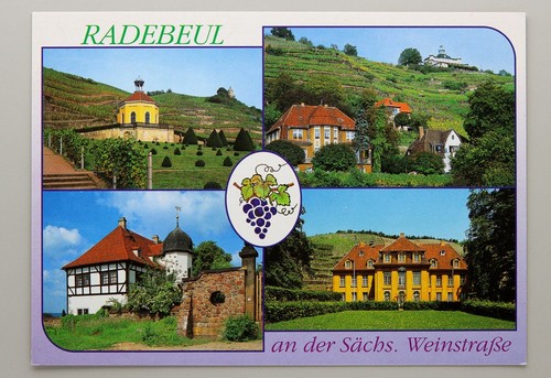 Postkarte radebeul an der - -,
