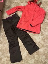 TCM Skianzug Rot / Braun Recco