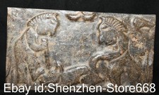 10,4" Altes China Hongshan Kultur Jade Primitiver Mann Tier Zeichenbrett