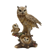 Eule Vogel Paar Kind Baby Deko