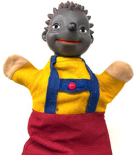 Handpuppe Mecki Igel Borstel DDR Gummikopf 26cm für Kasperletheater /P19.3/9