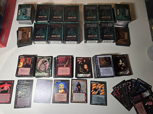 Vtes jyhad sammlung - jyhad, 550+
