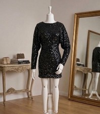 Mango Paillettenkleid mit