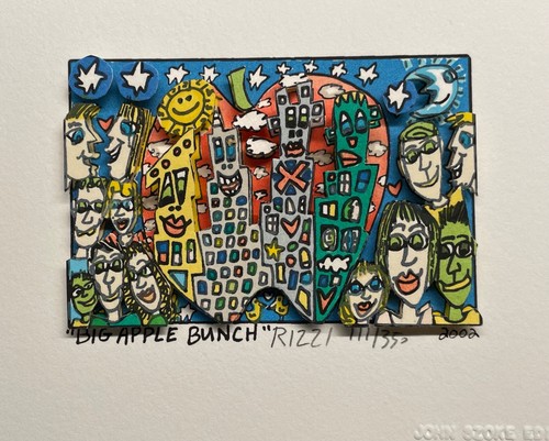 James rizzi big apple - rizzi:, 3d
