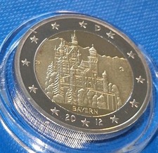 2 EURO 2012 G BAYERN POLIERTE PLATTE  IN VORZÜGLICH
