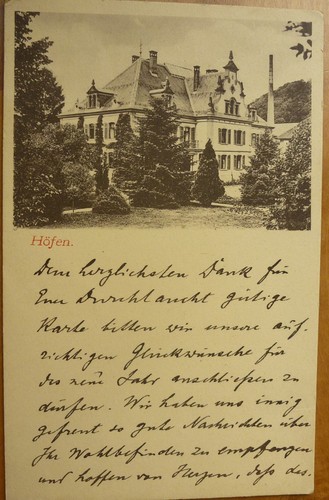 Höfen 1909 heinrich - höfen,