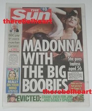 MADONNA 2014 THE SUN NEWSPAPER