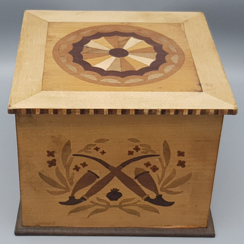 Tolle alte tabakdose holz - tolle,