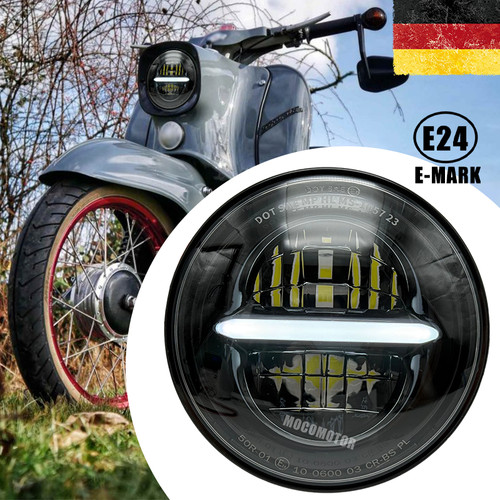E24 scheinwerfer mit drl - 5,75",