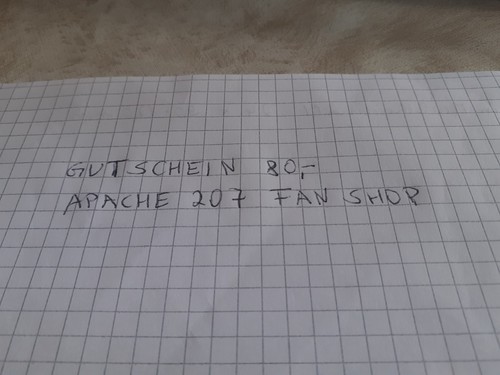 Apache 207 fan shop gutschein - fan,