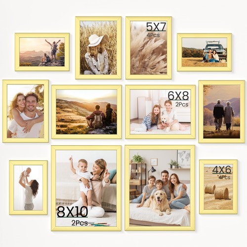 Bilderrahmen set collage gold - set,