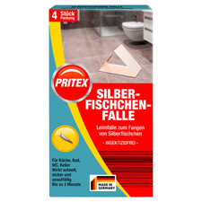 Pritex Silberfischchenfalle zur Bedarfsermittlung&Monitoring, Insektizidfrei,neu