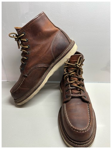 Red wing moc toe - red,