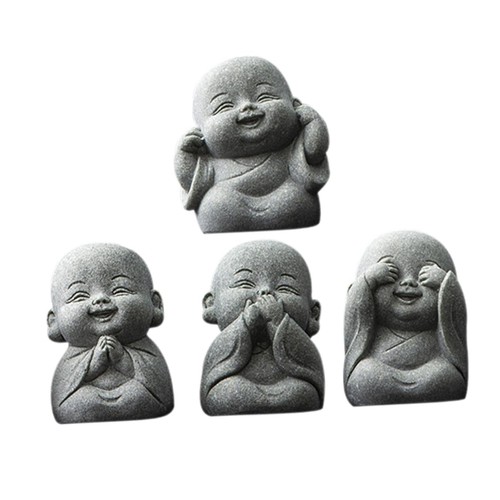 Pcs buddha figur set mini - set,,