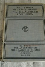 Elektrochemie nichtwässriger - elektrochemie,