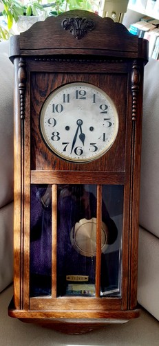 Regulator wanduhr eiche - regulator,,
