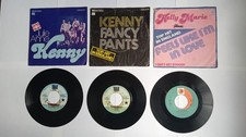 3 Single-Vinyl-Schallplatten: Kenny, Kelly Marie - Fancy Pants, etc.