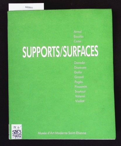 Supports surfaces 1966 - :, 1966-1974