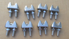 8 Stück Drahtseilklemme Edelstahl Ø 5 mm Edelstahl  A4  / Aktion Holzreg9