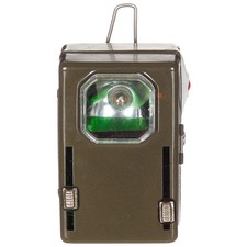 Polnische Armee Taschenlampe original Militär Lampe Handlampe Signallampe Metall
