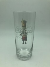 Coca Cola Glas  Vintage Retro Alt Musiker Flöte Sammeledition