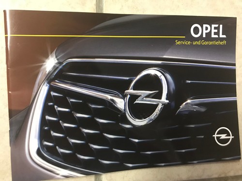 Opel serviceheft original - opel,