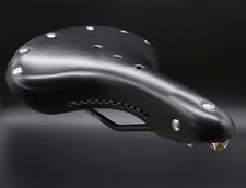 VELO EXQUISIT Ave CL-21 Echtleder Leder Sattel Retro genuine leather NEU schwarz